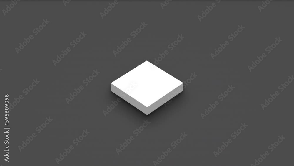Abstract 3d rendering of divergent and convergent shape in isometric view. Computer generated loop animation. 4K seamless motion design Abstract 3d rendering of divergent and convergent shape in isometric view. Computer generated loop animation. 4K seamless motion design