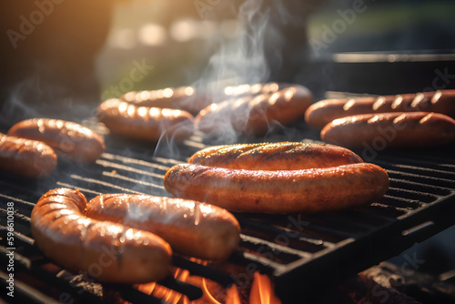 Grilled burgers, hot dogs, and sausages sizzling on the barbecue are the quintessential summer foods, enjoyed at backyard cookouts with friends and family.