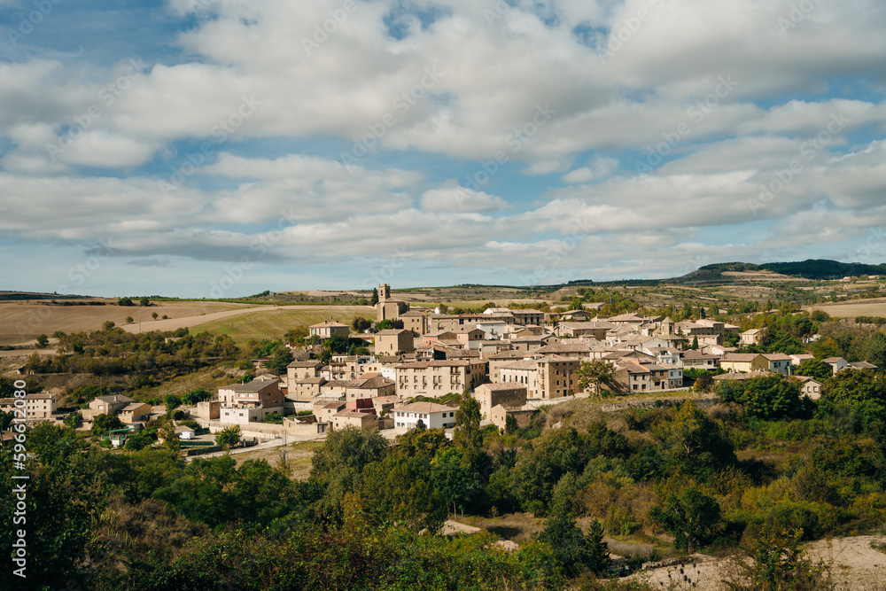 Camino between Los Arcos and Sansol - Navarre, Spain