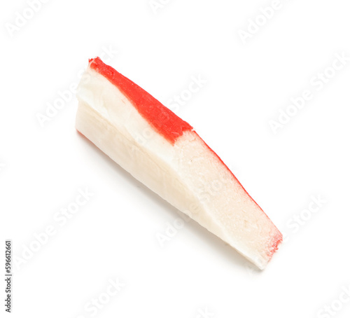 Tasty cut crab stick isolat...