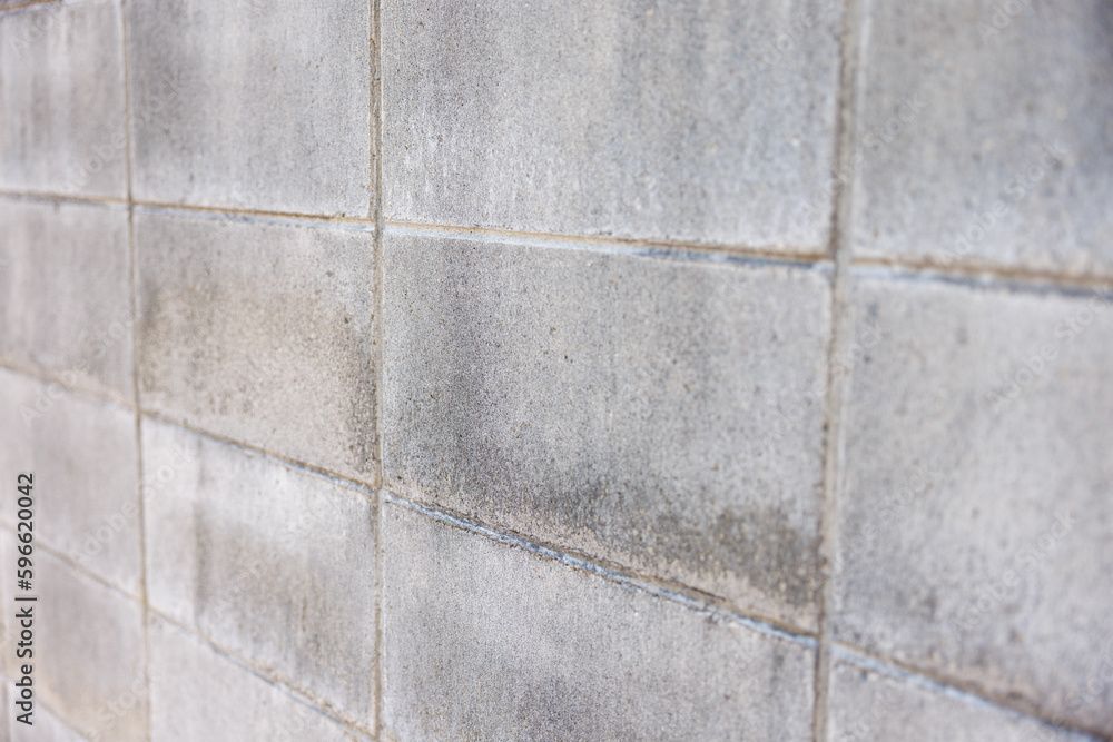 Naklejka premium ブロック塀