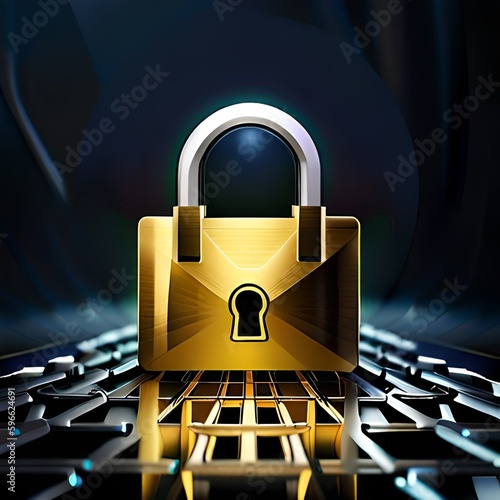 Cybersercurity in der heutigen Zeit mit düsterem Hintergrund