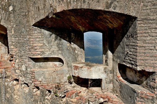 The huge fortress Citadela Laferriere was completed in 1820. Today it is a UNESCO World Heritage Site. Republic of Haiti. photo