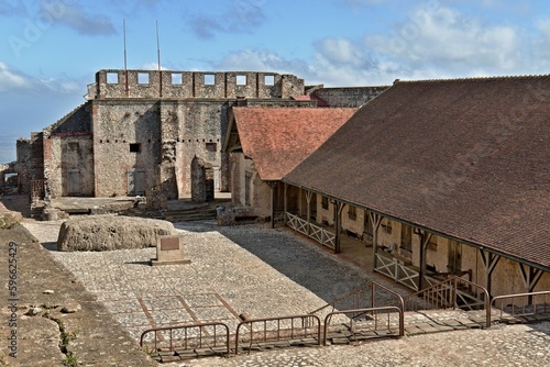 The huge fortress Citadela Laferriere was completed in 1820. Today it is a UNESCO World Heritage Site. Republic of Haiti. photo