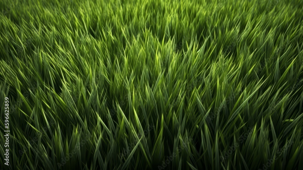 Aerial view of a green corn field. The camera is flying low over the cornfield. Generative ai Aerial view of a green corn field. The camera is flying low over the cornfield. Generative ai