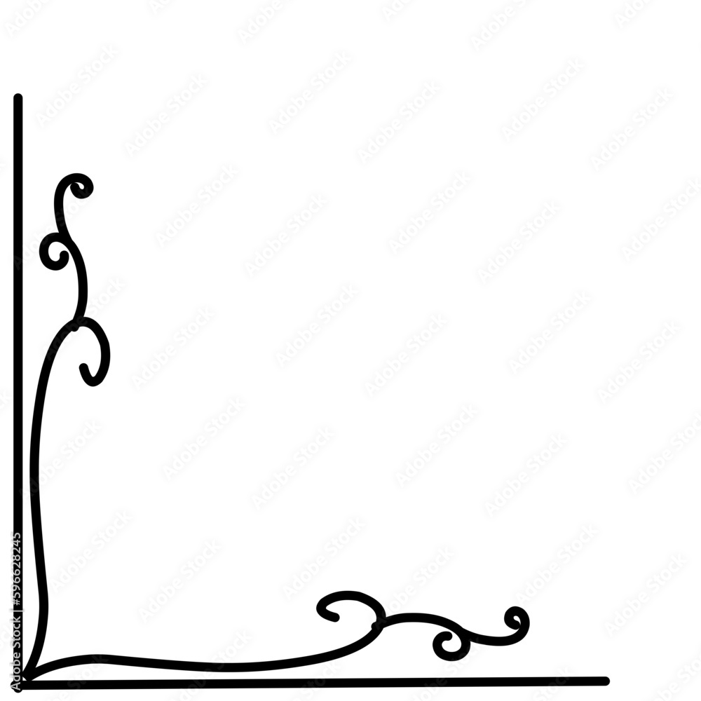 Corner borders Corner borders