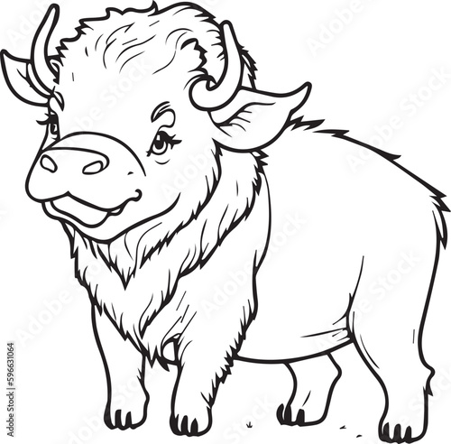 Coloring page - Bufalo