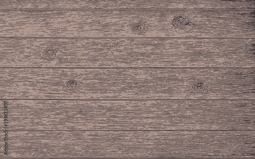Wood plank background. Wooden texture. Vector Illustration