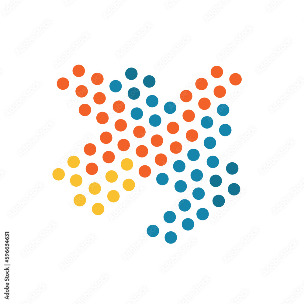 Fototapeta premium Minimalistic Logos: Clean Designs on White Background