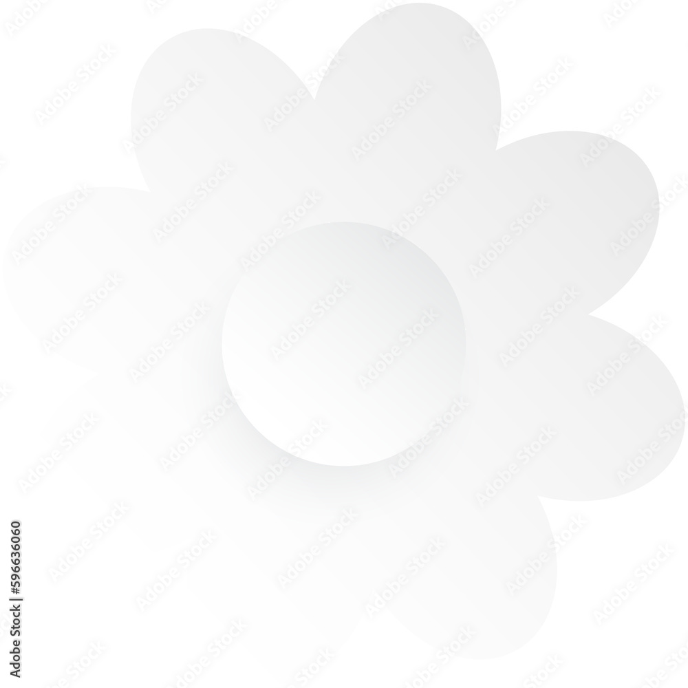 White Flower, Element of floral paper cut. Paper cut of flower shape. Icon of valentine day, gift, ornament, love and spring symbol. Illustration of floral. White Flower, Element of floral paper cut. Paper cut of flower shape. Icon of valentine day, gift, ornament, love and spring symbol. Illustration of floral.