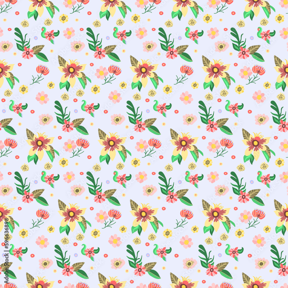 Seamless floral pattern art deco boho ornament with decretive abstract flowers and leaves. Geometric ornament for print, digital paper, packaging, wallpaper, fabric, background site. Seamless floral pattern art deco boho ornament with decretive abstract flowers and leaves. Geometric ornament for print, digital paper, packaging, wallpaper, fabric, background site.