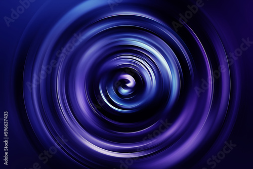 Aesthetic blue background of circles in motion