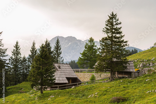 Slovenia farmers hill - Velika Planina