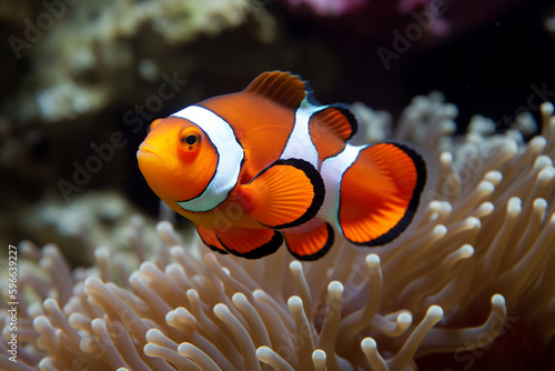 Cool Clownfish photo in water