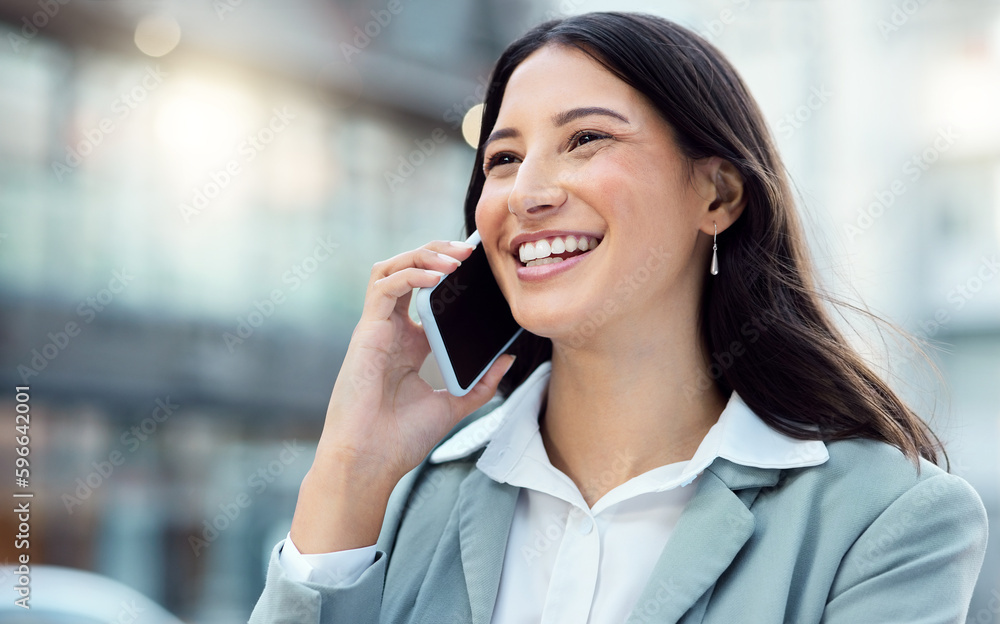 The business world is run by those who show up. Shot of a young businesswoman using a smartphone against an urban background. The business world is run by those who show up. Shot of a young businesswoman using a smartphone against an urban background.
