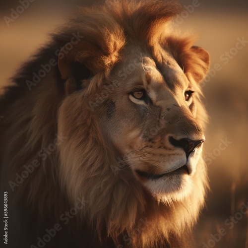 Lion in Jungle Serengeti Africa King of the Jungle Lions Cubs Lion Roaring Lion Fighting Lions on African Savannah