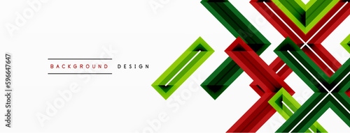 Minimal geometric background cross line. Design for wallpaper, banner, background, landing page, wall art, invitation, prints, posters