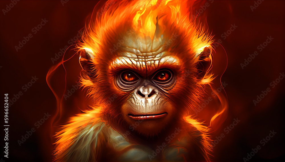 Flaming Monkey COncept