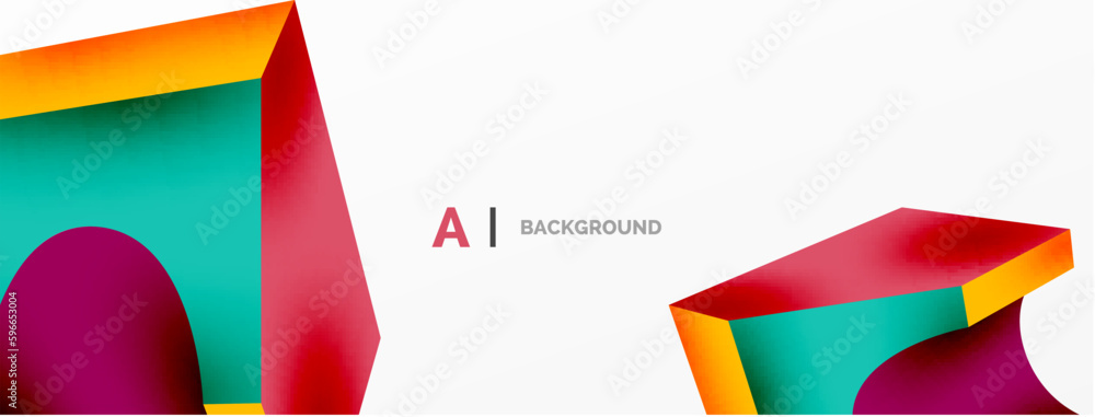 Abstract background - 3d abstract shape. Wallpaper for concept of AI technology, blockchain, communication, 5G, science, business Abstract background - 3d abstract shape. Wallpaper for concept of AI technology, blockchain, communication, 5G, science, business