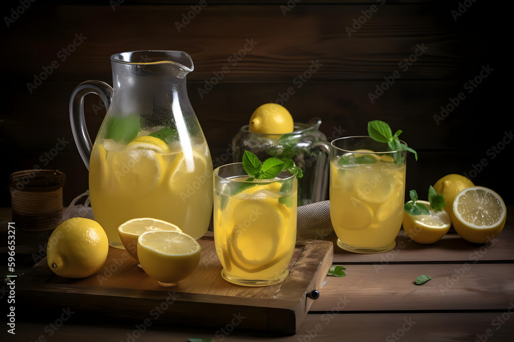 Lemonade, with its tart and sweet flavor, is a refreshing drink that's synonymous with summertime