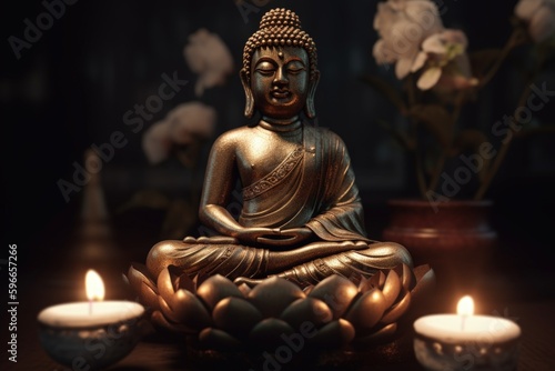  Spiritual Buddha Decor for a Peaceful and Serene Atmosphere - Generative AI 