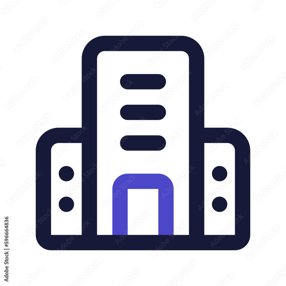 apartment line color icon apartment line color icon