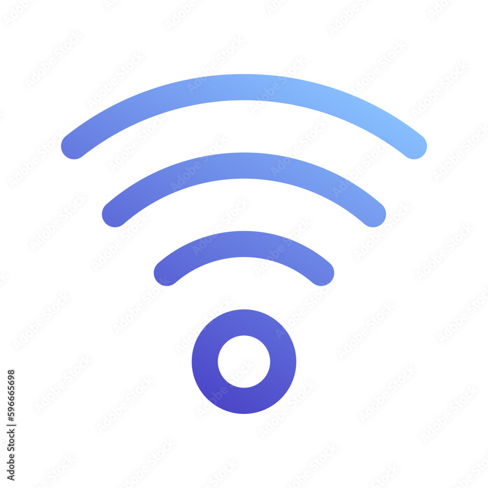 wifi gradient icon wifi gradient icon