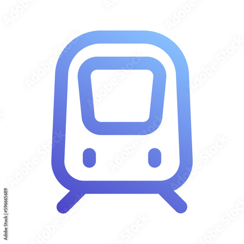 train gradient icon