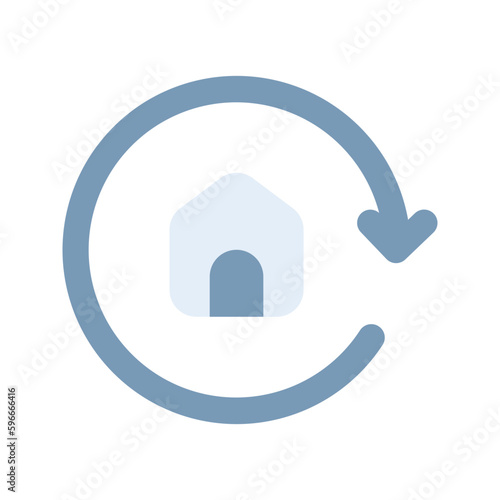 renewal flat icon