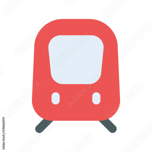 train flat icon