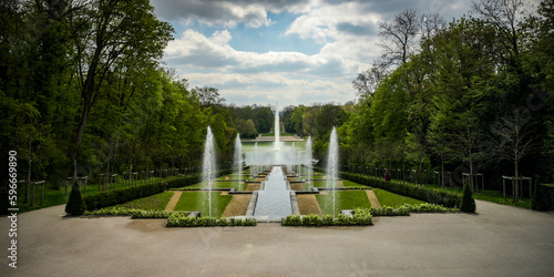 view on the beautiful park of Sceaux