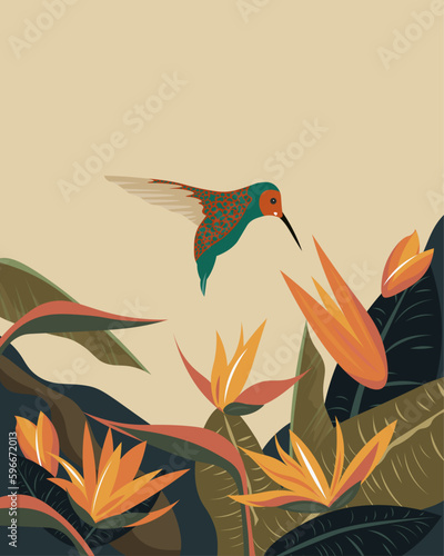 Humming-bird poster