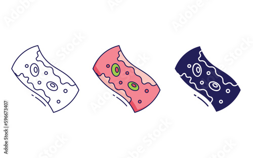 Cholesterol vector icon