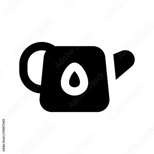 watering can glyph icon