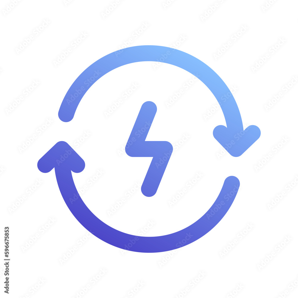 renewable energy gradient icon renewable energy gradient icon