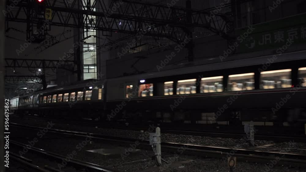 train station at night train station at night