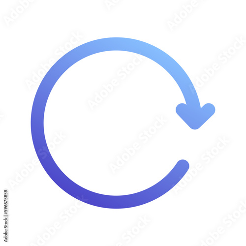 renewable gradient icon