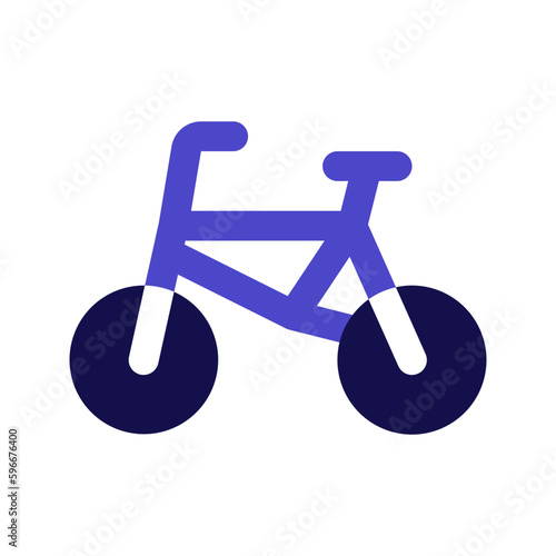 bicycle duotone icon