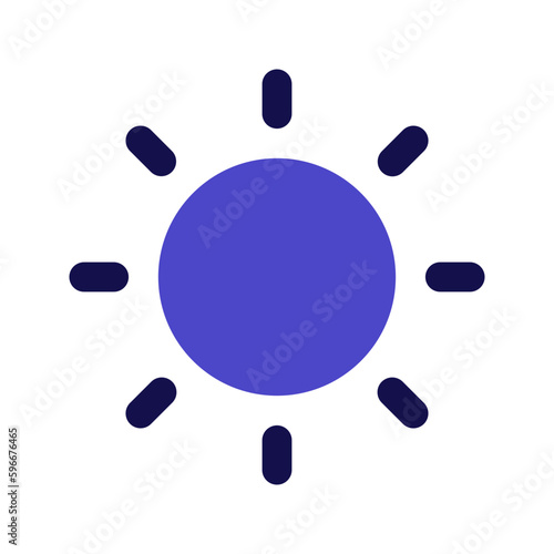 sun duotone icon