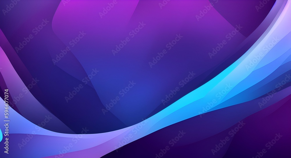 Photo of a vibrant abstract background with flowing curves in shades of purple and blue Photo of a vibrant abstract background with flowing curves in shades of purple and blue