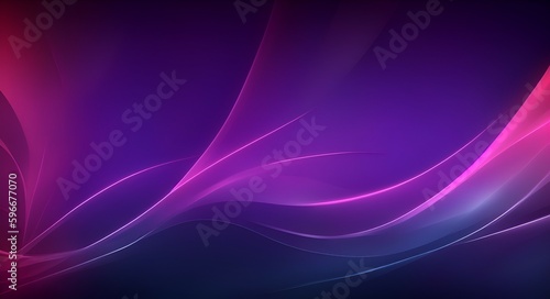 Photo of an abstract background with flowing pink and purple waves