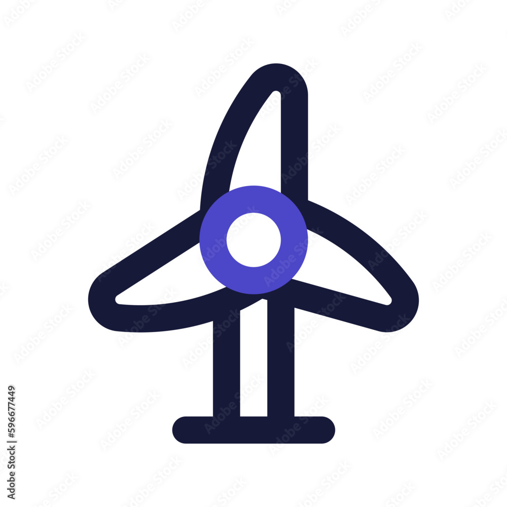 windmill line color icon windmill line color icon