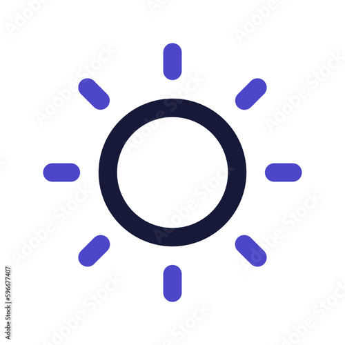 sun line color icon