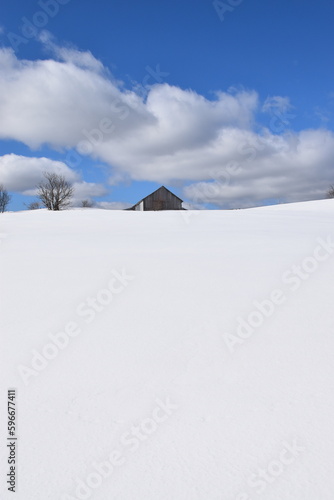 A field in spring, Sainte-Apolline, Québec, Canada © Claude Laprise