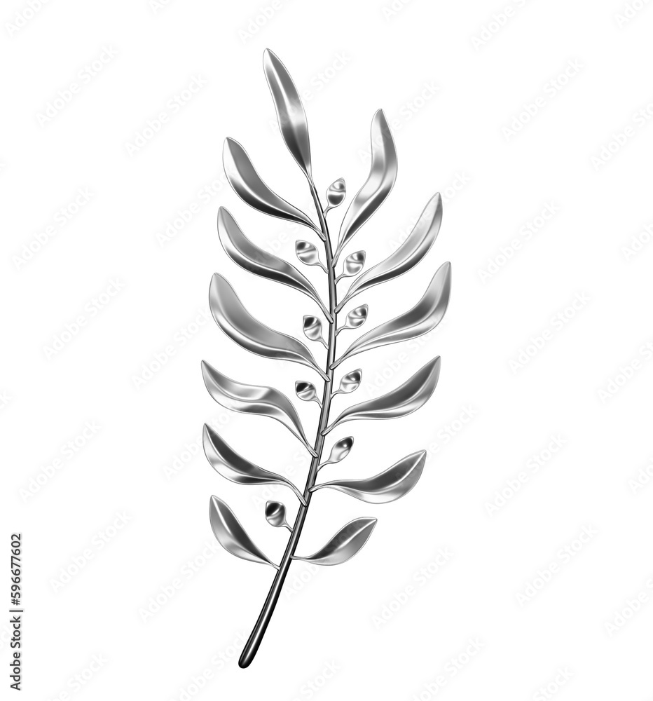 Fototapeta premium Captivating Monochrome Image Of A Water-Drenched Leaf: Perfect For Nature Enthusiasts And Designers Seeking Quality Stock Photos Monstera PlanT Metal