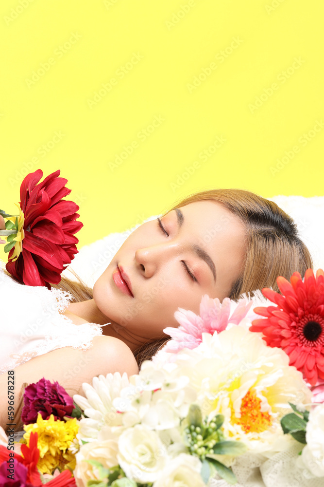Beautiful Woman Lying Beautiful Woman Lying