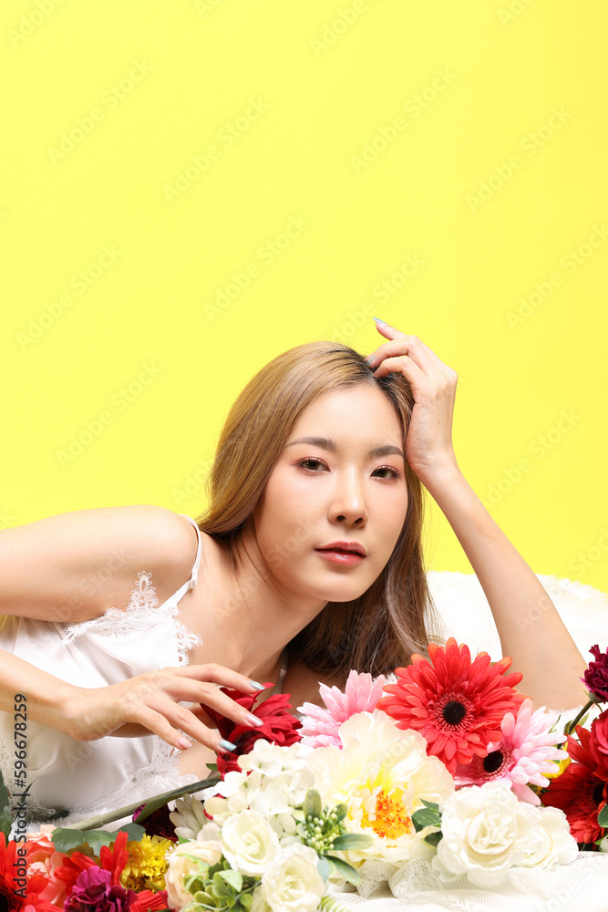 Beautiful Woman Lying Beautiful Woman Lying
