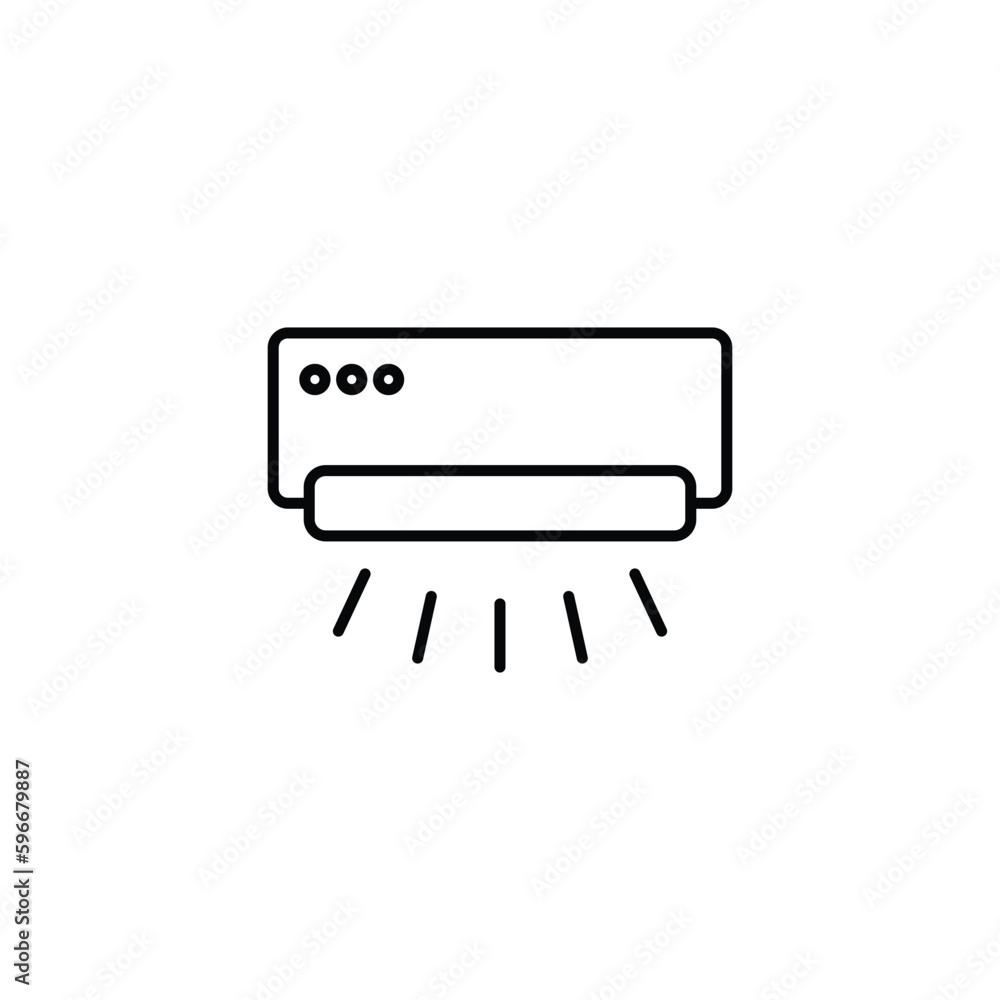 Ac icon design with white background stock illustration Ac icon design with white background stock illustration