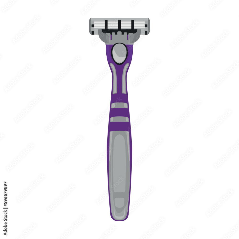 Modern razor on white background Modern razor on white background
