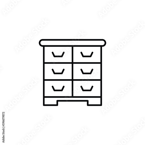 Draws icon design with white background stock illustration